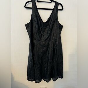 Leather Torrid midi dress